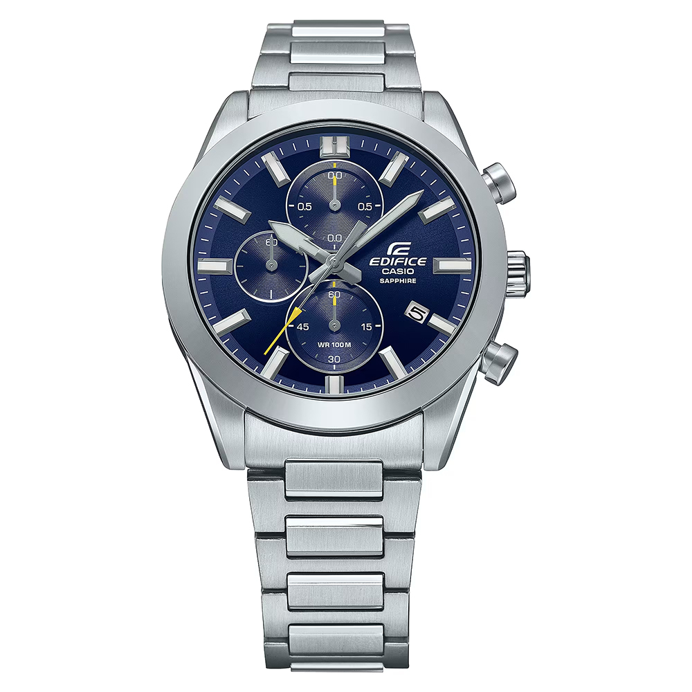 CASIO 卡西歐 EDIFICE 經典運動計時手錶 EFB-710D-2AV, , large