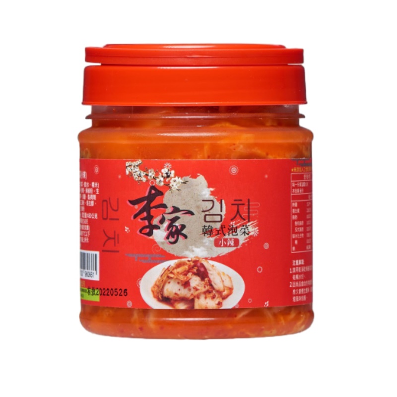 李家 韓式泡菜(小辣)600g-軒香, , large