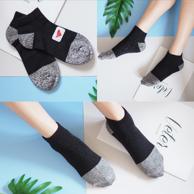 [Kaimei Cotton] 4 pairs of MIT made in Taiwan Challenge 168-hour three-in-one technology deodorant socks-1/2 type, , large
