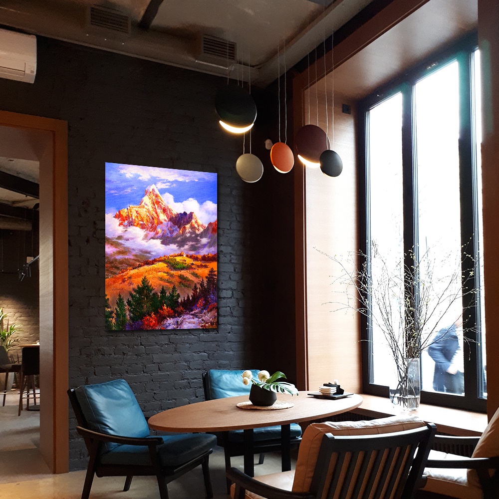 【御畫房】神山 國家一級畫師手繪油畫60&times;90cm(VF-23), , large