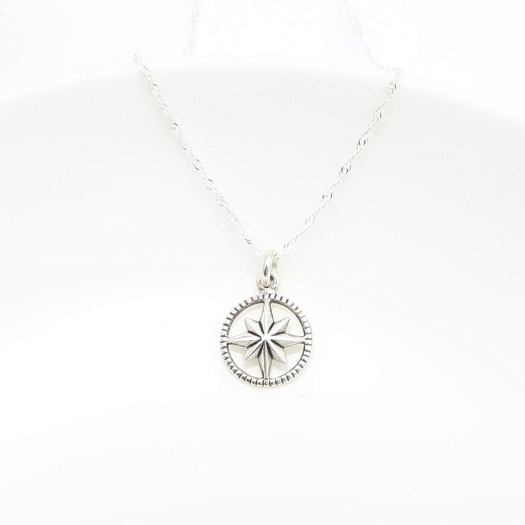 【Angel & Me】Lucky Compass North Star (Small) s925 sterling silver necklace gift, , large