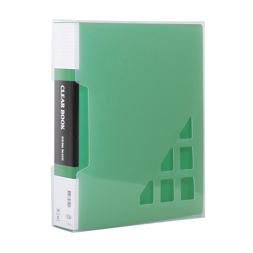 【連勤】PP 100入高級資料簿 附外殼 6本/箱 LC-3100-多款可選, , large