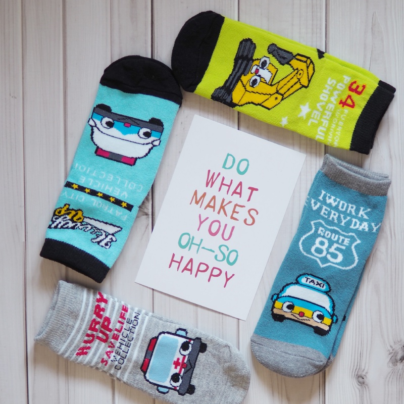 [Kaimei Cotton Industry] 8 pairs set, random and excellent, MIT made in Taiwan, pure cotton non-slip straight style children's socks 13-16cm Kaimei Cotton Industry, , large