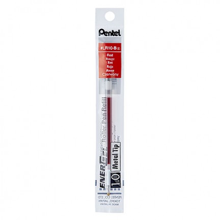 【 Pentel 飛龍 】極速鋼珠筆芯 (砲彈筆頭) 1.0mm 12支/盒 LR10   -  多款可選, , large