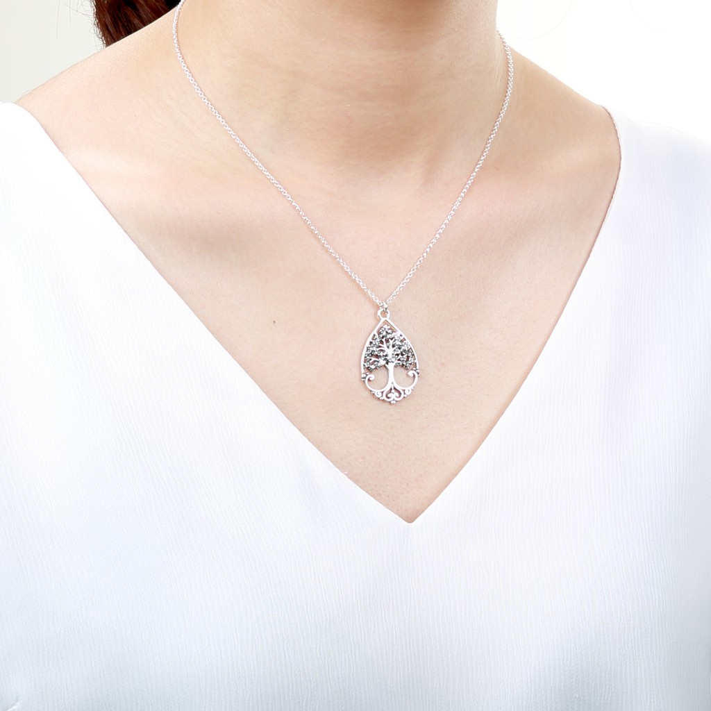 【Angel & Me】Tree of Life s925 sterling silver necklace Birthday gift, , large