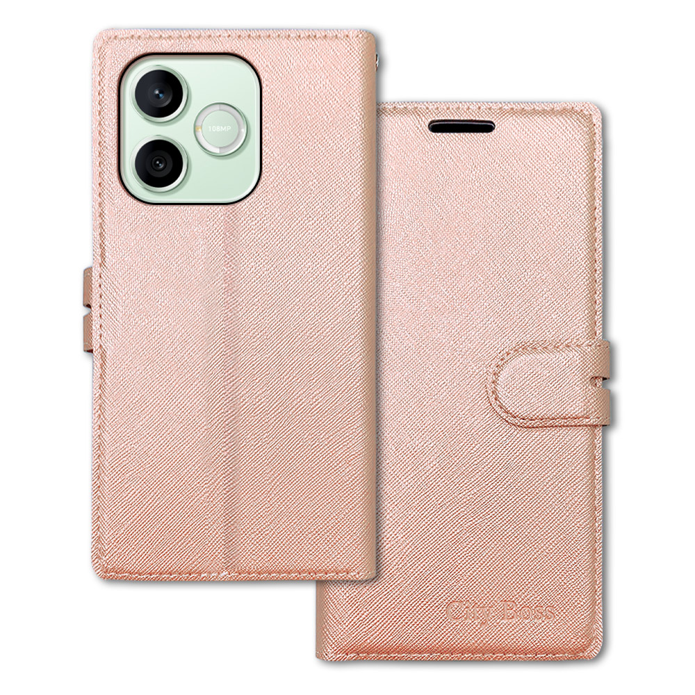 CITY都會風 榮耀HONOR 600 Lite 插卡立架磁力手機皮套 有吊飾孔, , large