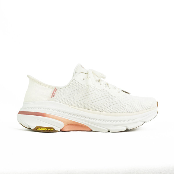 Skechers Max Cushioning Arch Fit 女 慢跑鞋 寬楦 米粉 [128947WNTPK], , large