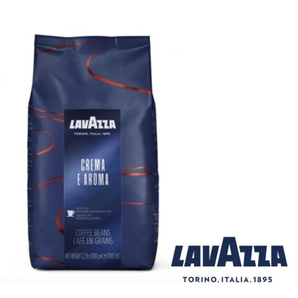 【LAVAZZA】 Crema E Aroma 香醇濃郁義式咖啡豆 2.2磅/1kg/包, , large