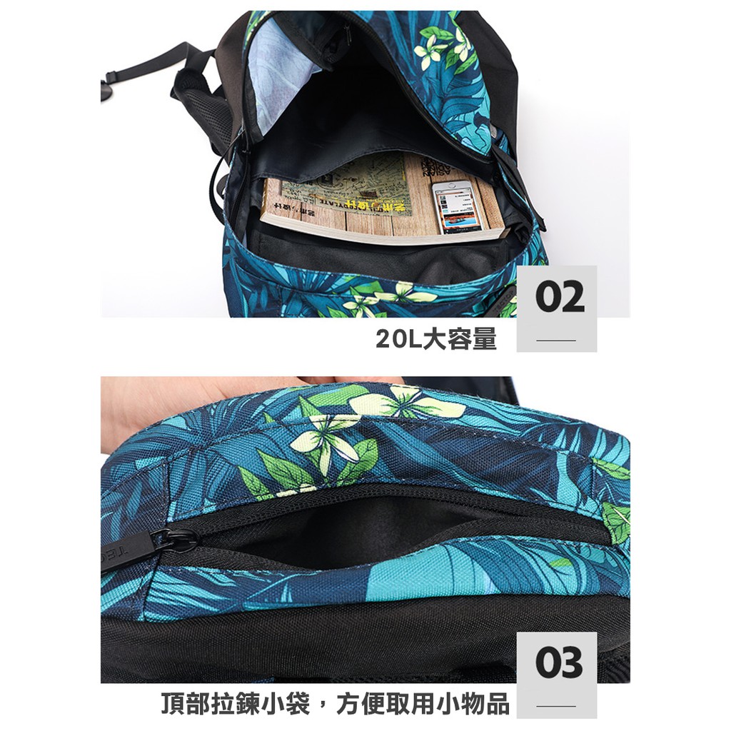 TECTOP探拓戶外【PJ7559】戶外雙肩背包20L~防潑水、耐磨尼龍布、背部緩衝材, , large