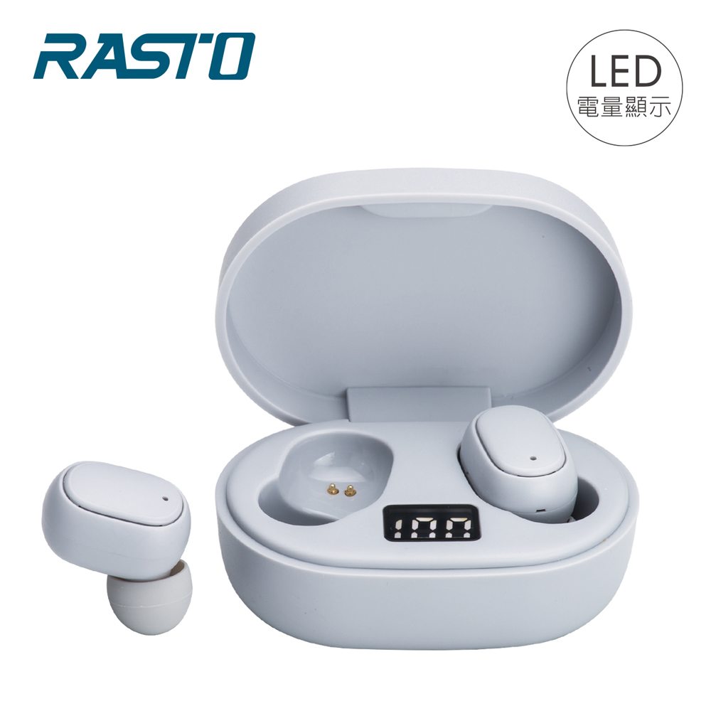 [ RASTO ] RS30 美學電量顯示真無線藍牙5.1耳機, , large