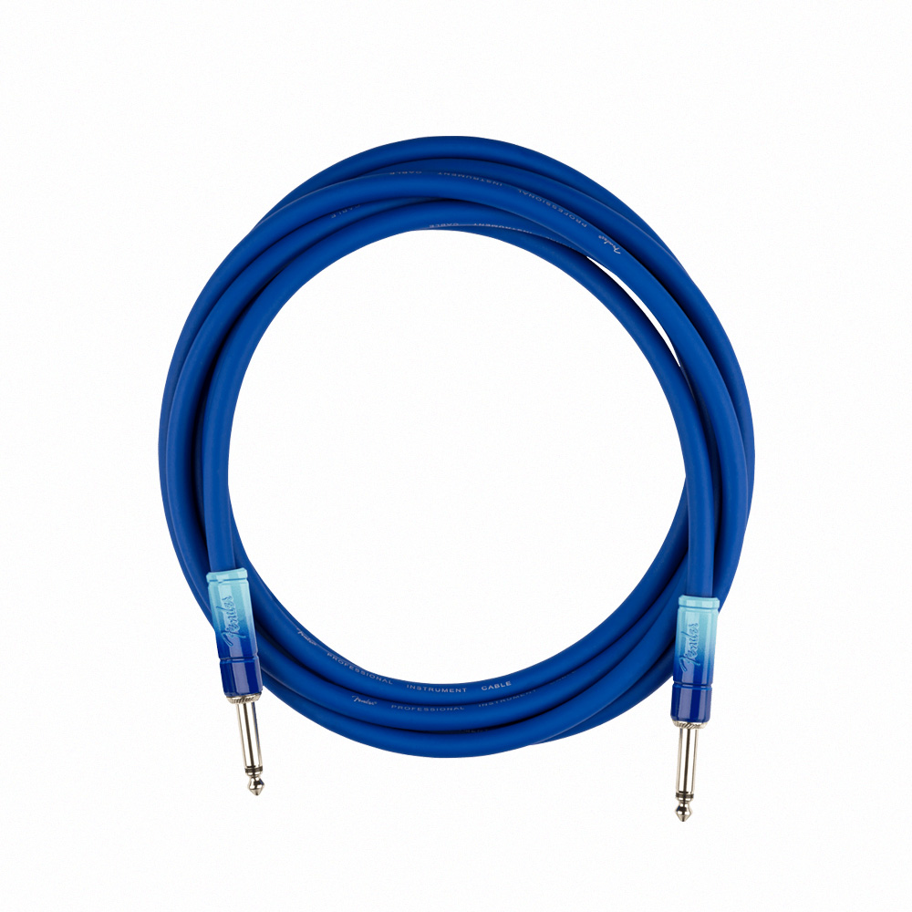 Fender Cable SS OMBRE 3M 樂器導線 藍色款【敦煌樂器】, , large