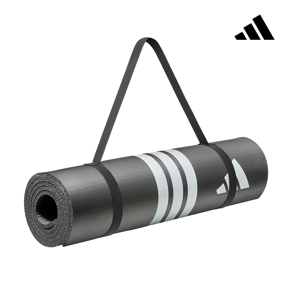 adidas 愛迪達 防滑訓練瑜珈墊-8mm (附贈背帶), , large