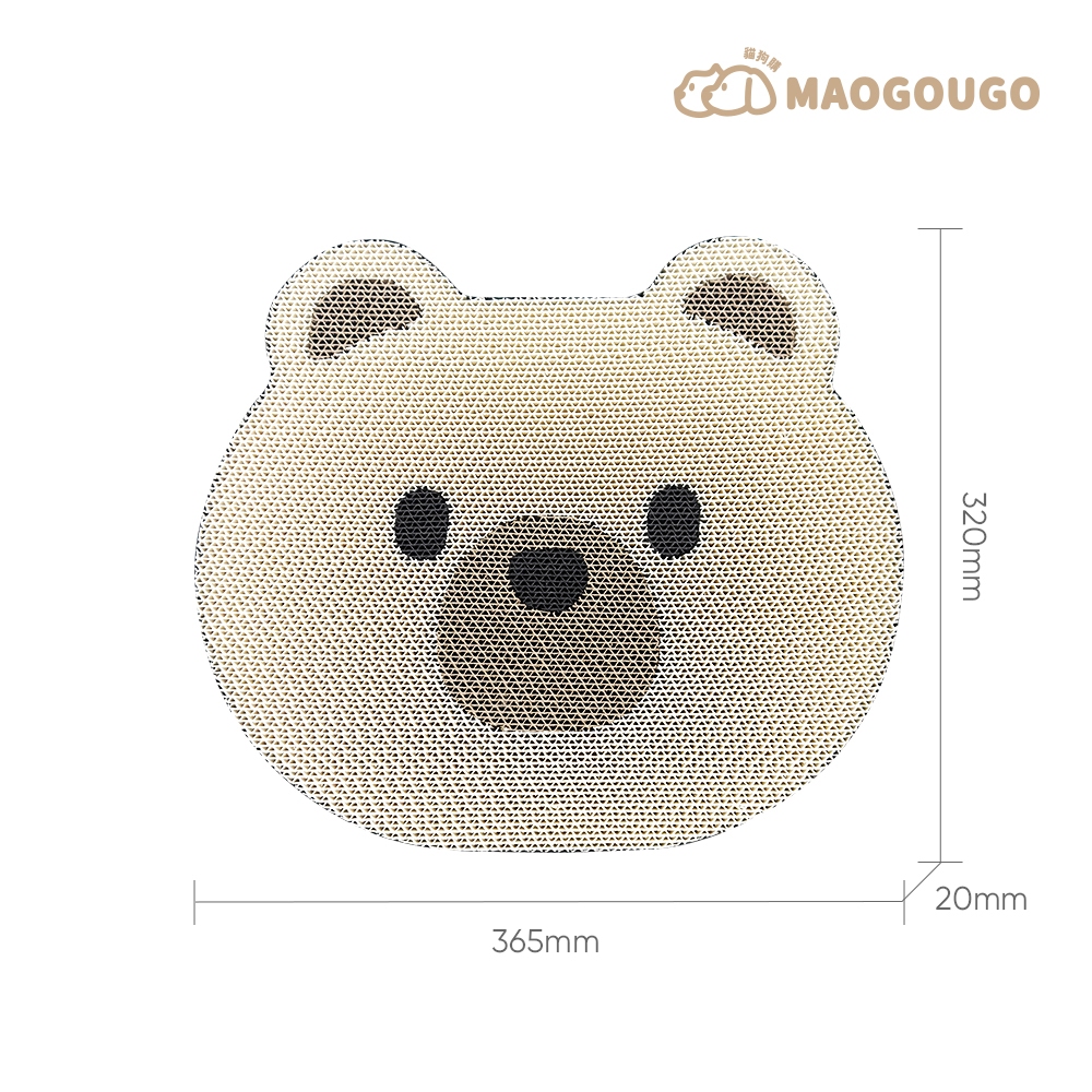 Maogougo獨家圖案貓抓板共8款少掉屑貓抓板可貼牆貓抓板耐磨貓抓板貓玩具貓抓板, , large