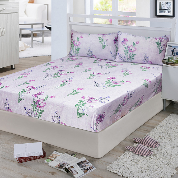 100%純天絲雙人三件式床包組, , large
