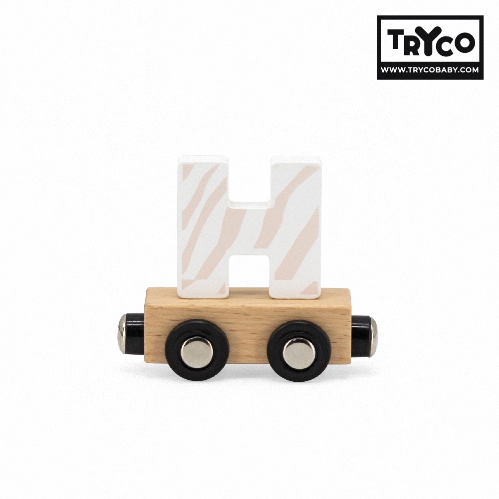 官方直營【Tryco】木製字母火車-單入(最低購買4個出貨), , large