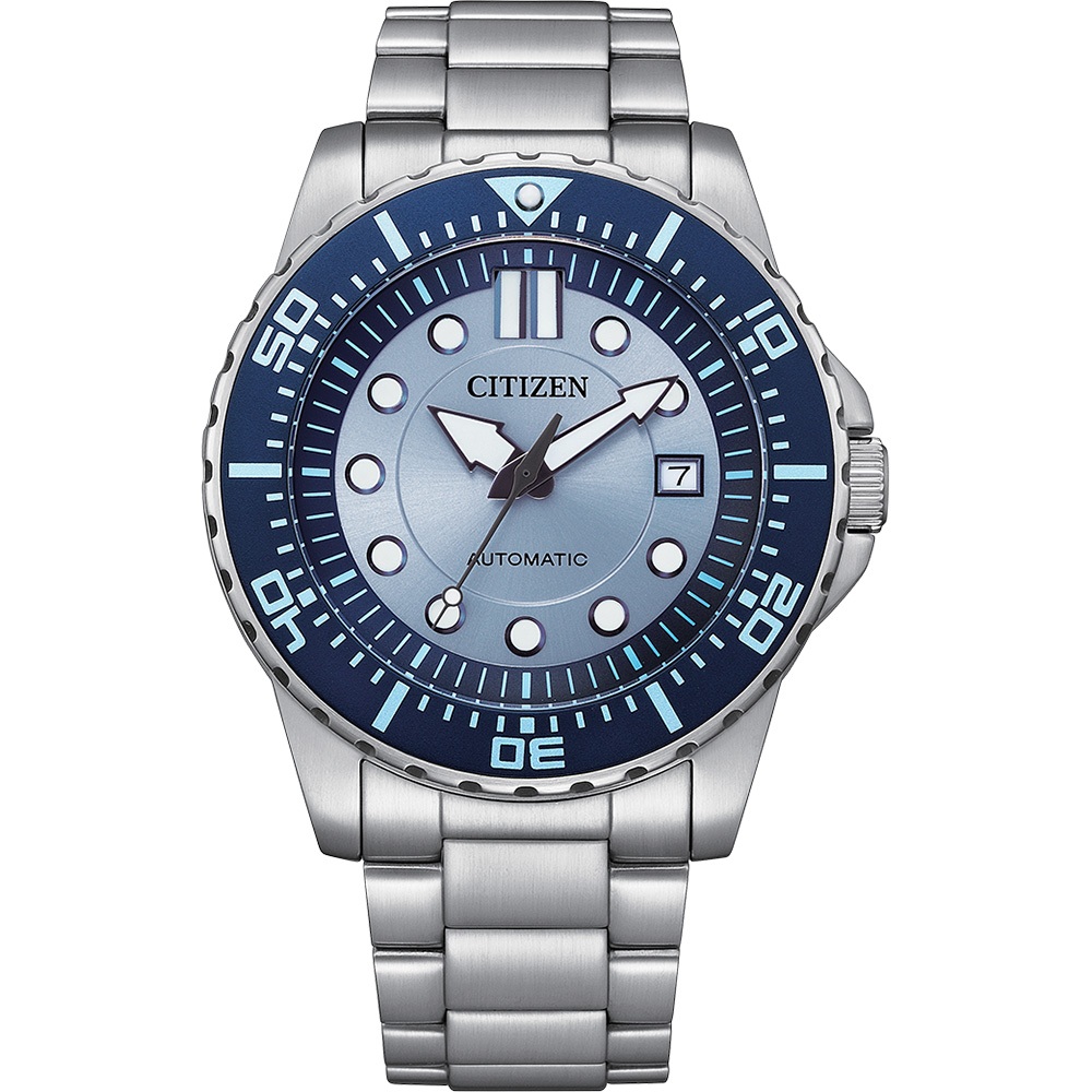 CITIZEN 星辰 運動風機械錶 NJ0178-81M, , large