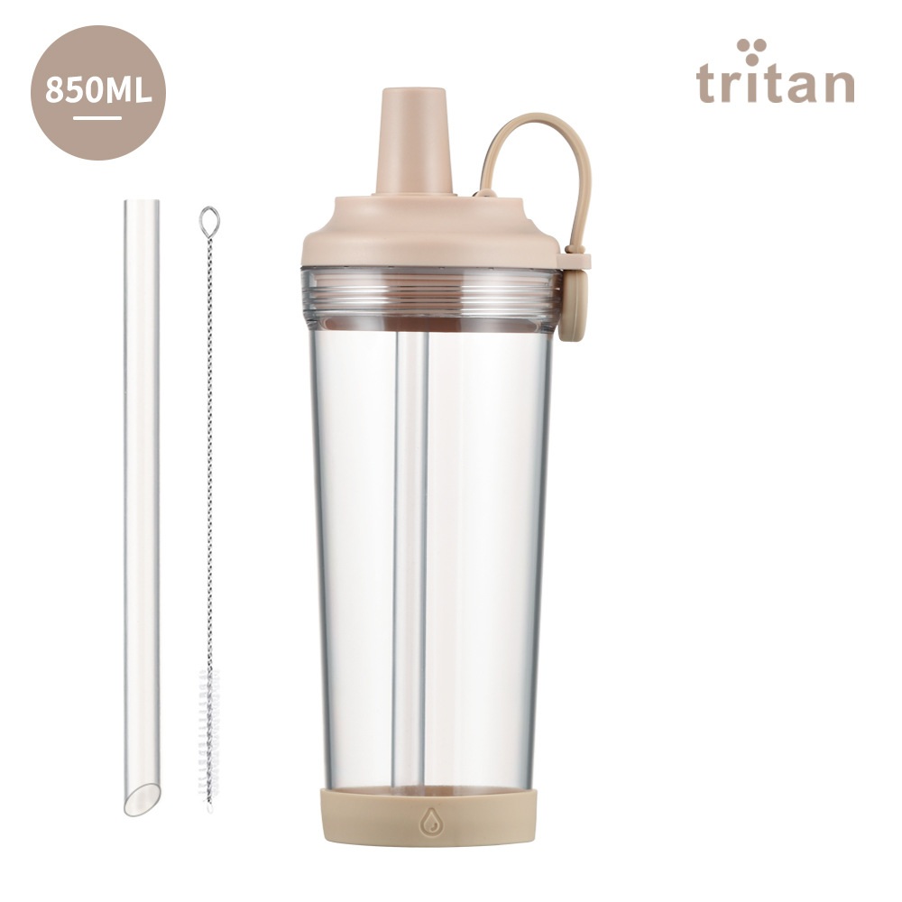 【H&R安室家】Tritan磁吸提把吸管杯850ml(H20), , large