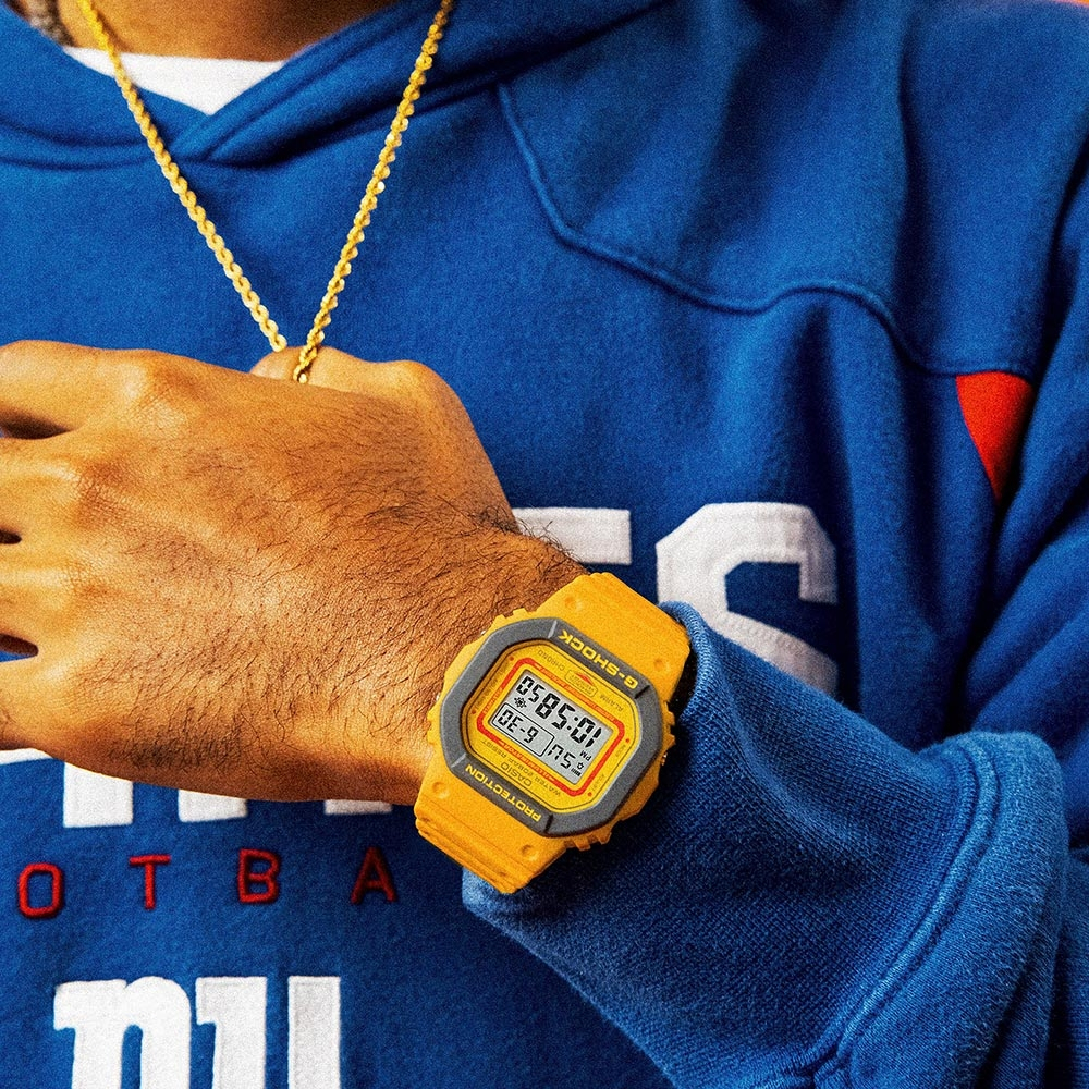 CASIO 卡西歐 G-SHOCK 復刻1994彩色運動電子錶 DW-5610Y-9, , large