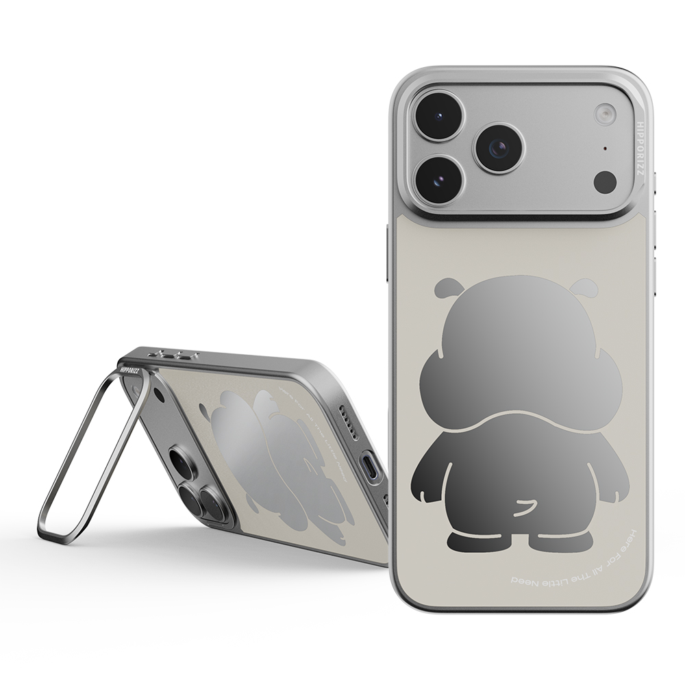 【HIPPORIZZ】iPhone 17 Pro Max Mirra鏡⾯磁吸⽀架殼 背影, , large