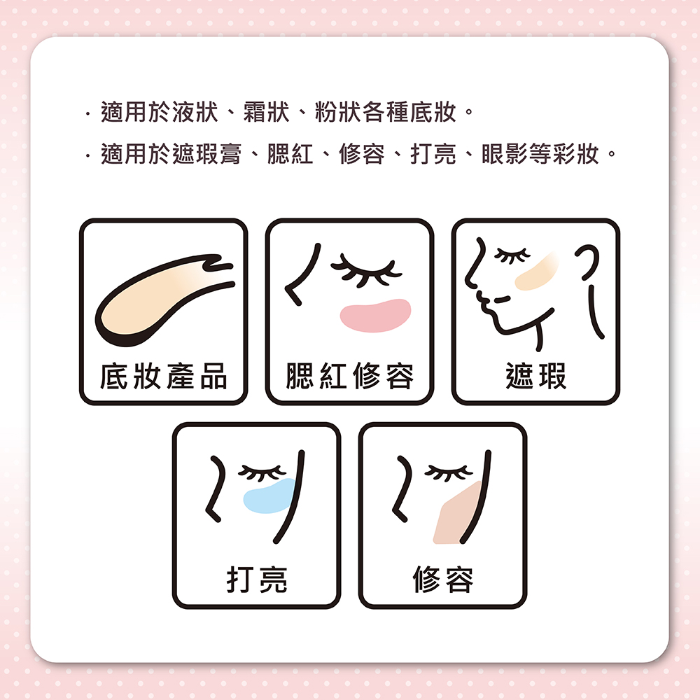 [千康嚴選]ROSY ROSA 拇指迷你氣墊粉撲2入, , large