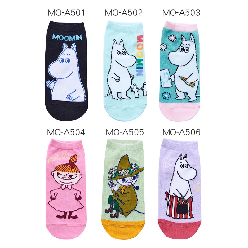 (多款)MOOMIN嚕嚕米系列直版襪【旺達棉品】MO-A501~506, , large