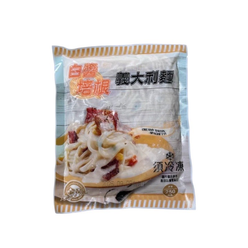 [達昕]金品-白醬培根義大利麵, , large