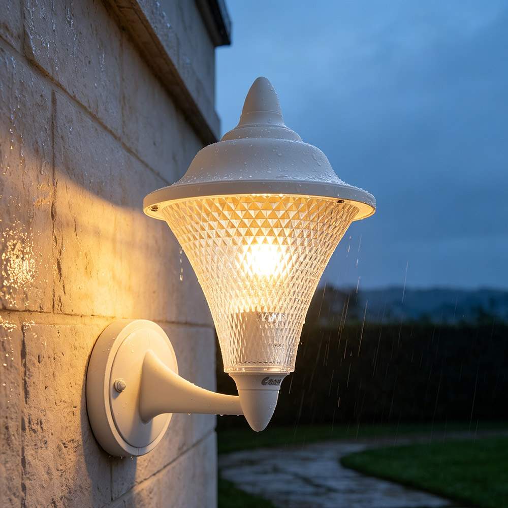 【卡米達】E27戶外庭園壁燈(CA1018WWH), , large