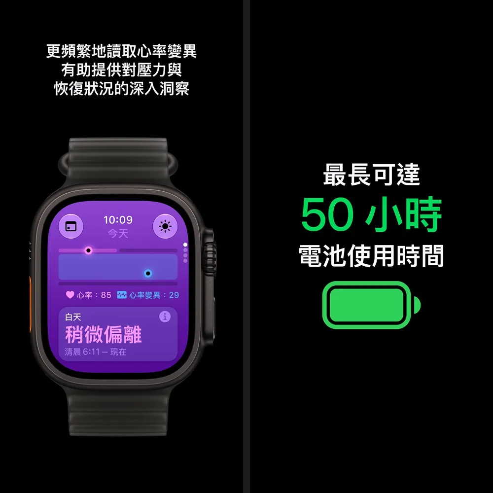 Apple Watch Ultra 4 (GPS ＋ LTE) 49mm鈦金屬錶殼搭配越野錶環 _ 台灣公司貨+專用 (錶貼 & 錶套), , large