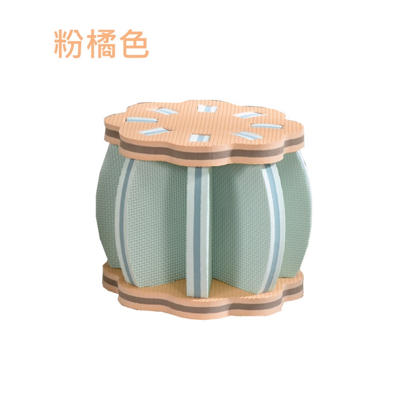 【PMU必美優】DIY組裝椅子-2入組(粉橘色+蒂芬妮藍色), , large