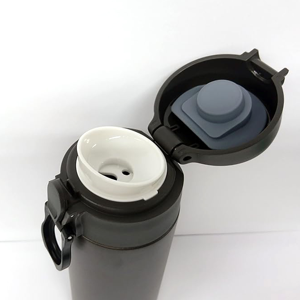 【日本孔雀Peacock】可拆洗上蓋 鎖扣式 不鏽鋼保冷保溫杯 600ML, , large