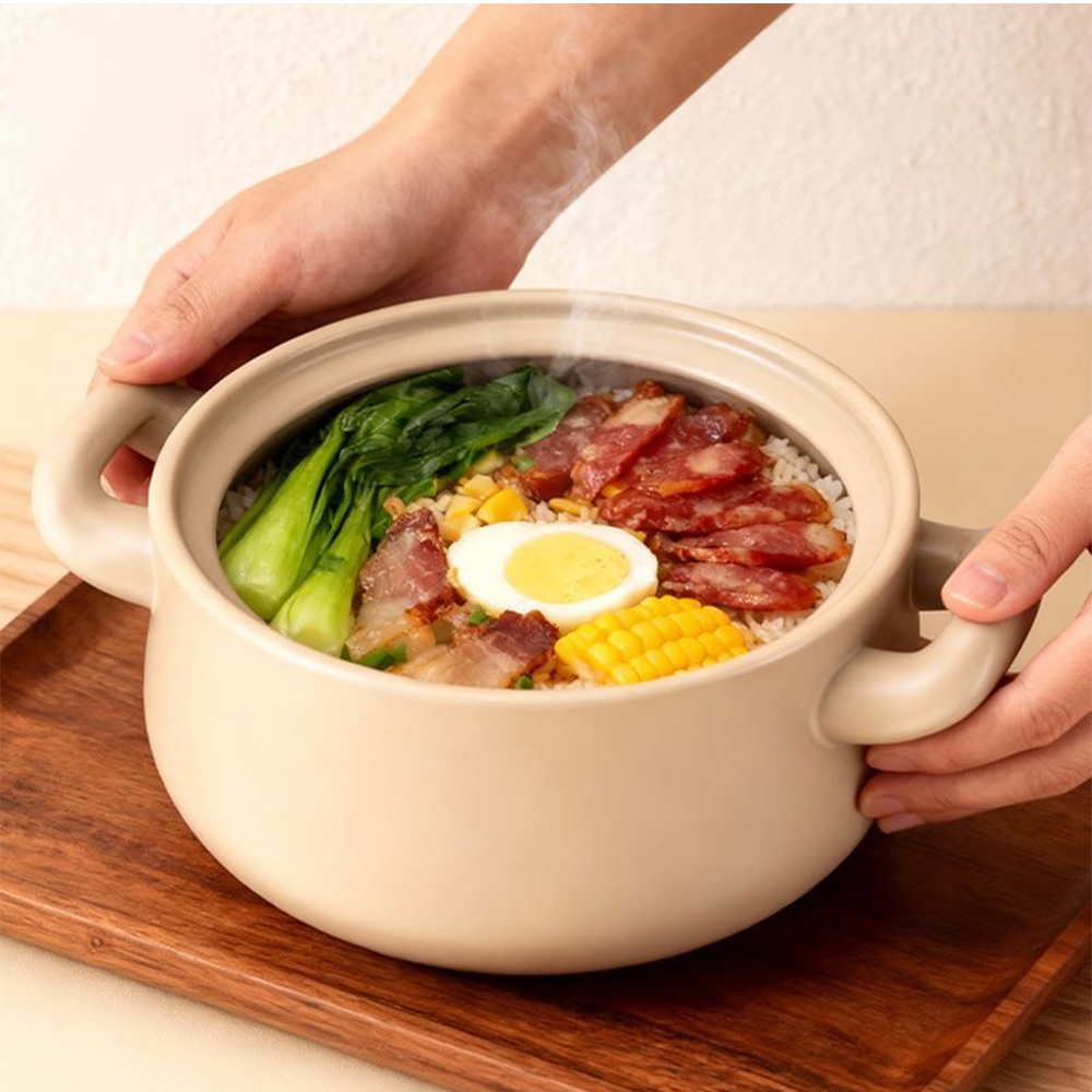 【CITY STAR】Large-capacity heat-resistant ceramic casserole - 6400ml, , large