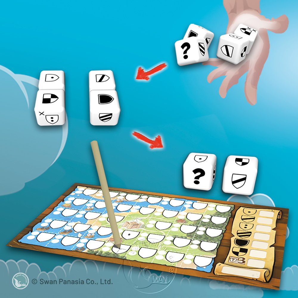 【新天鵝堡桌遊】多米諾王國．骰子對決版, , large