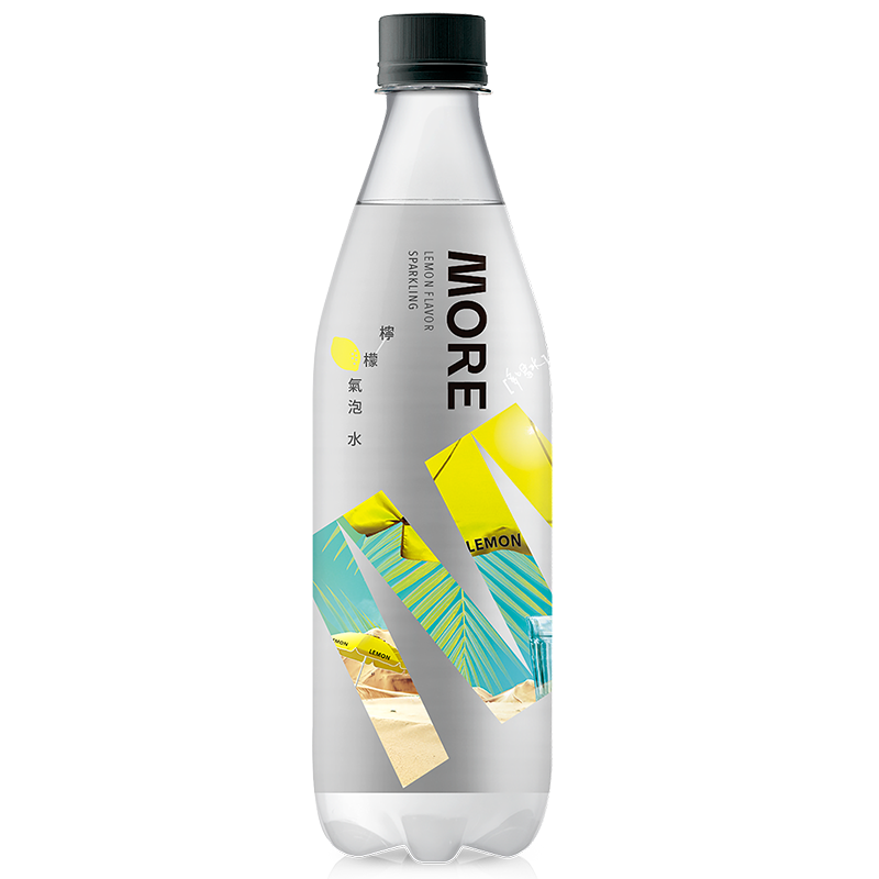 味丹多喝水MORE氣泡水檸檬風味Pet560ml, , large
