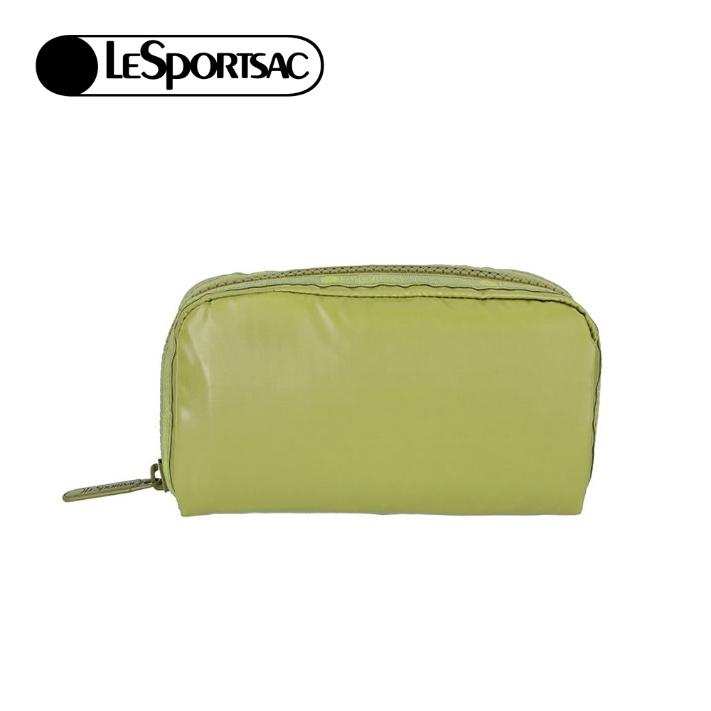 |快速出貨|Lesportsac Rectangular Cosmetic 長形化妝包/ 亮面橄欖綠, , large