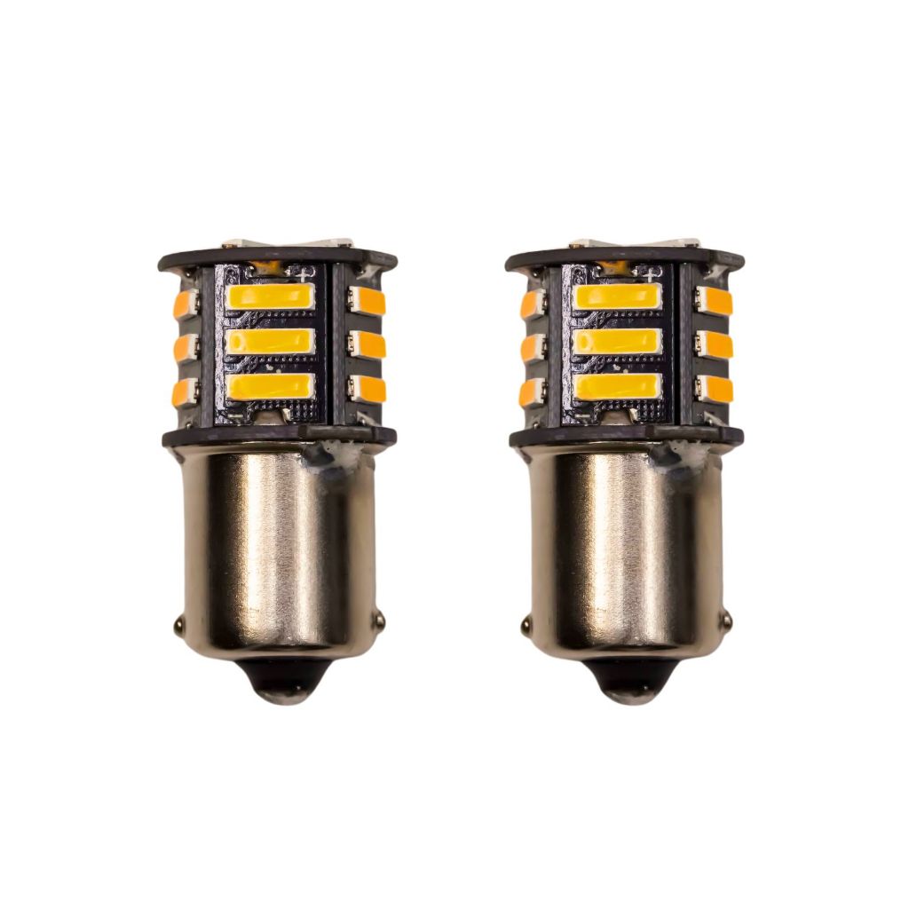 【PA LED】 1156 斜角 P21YW BAU15S 21晶 SMD LED 黃光 橘光 方向燈 角燈, , large