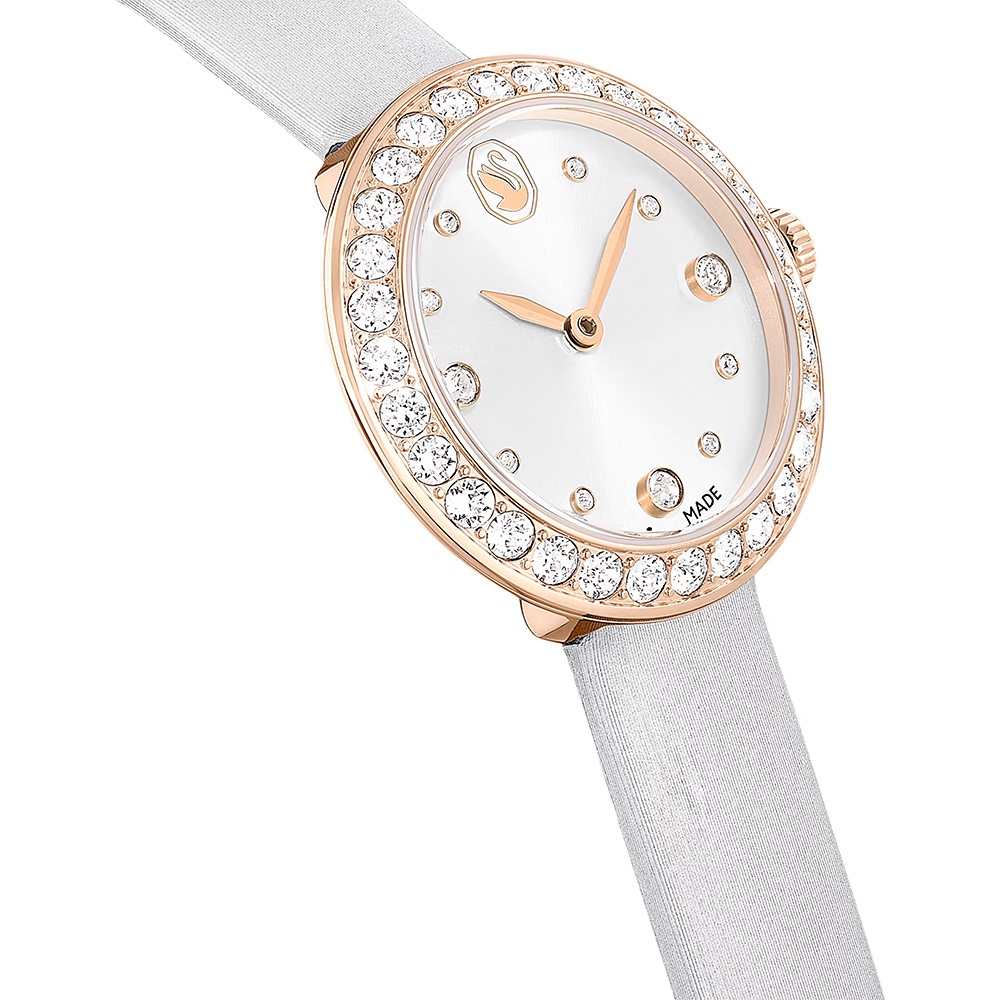 SWAROVSKI 施華洛世奇 Matrix Tennis 水晶錶圈手錶 女錶-30mm(5710105), , large
