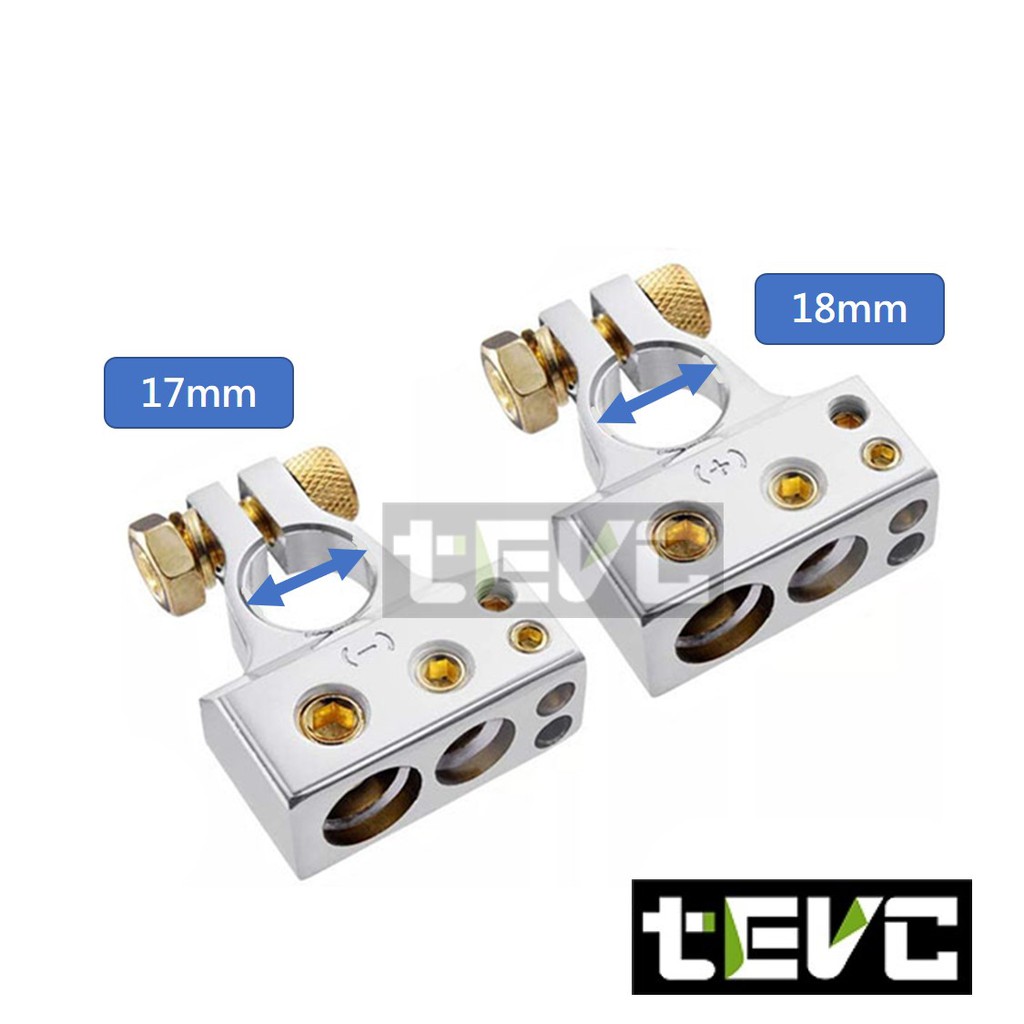 《tevc》BK001 電瓶頭 4路輸出 音響改裝 電池端子 電池頭 電瓶端子 電池樁 電瓶夾頭 汽車音響, , large