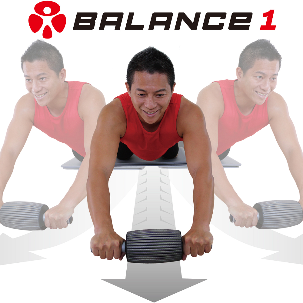 BALANCE 1 三合一多功能健腹輪 (健腹+按摩+滾輪), , large