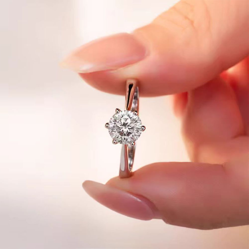 【CITY STAR】IGI Classic Six-Prong 1-Carat Diamond Ring (D/VVS and above/3EX), , large