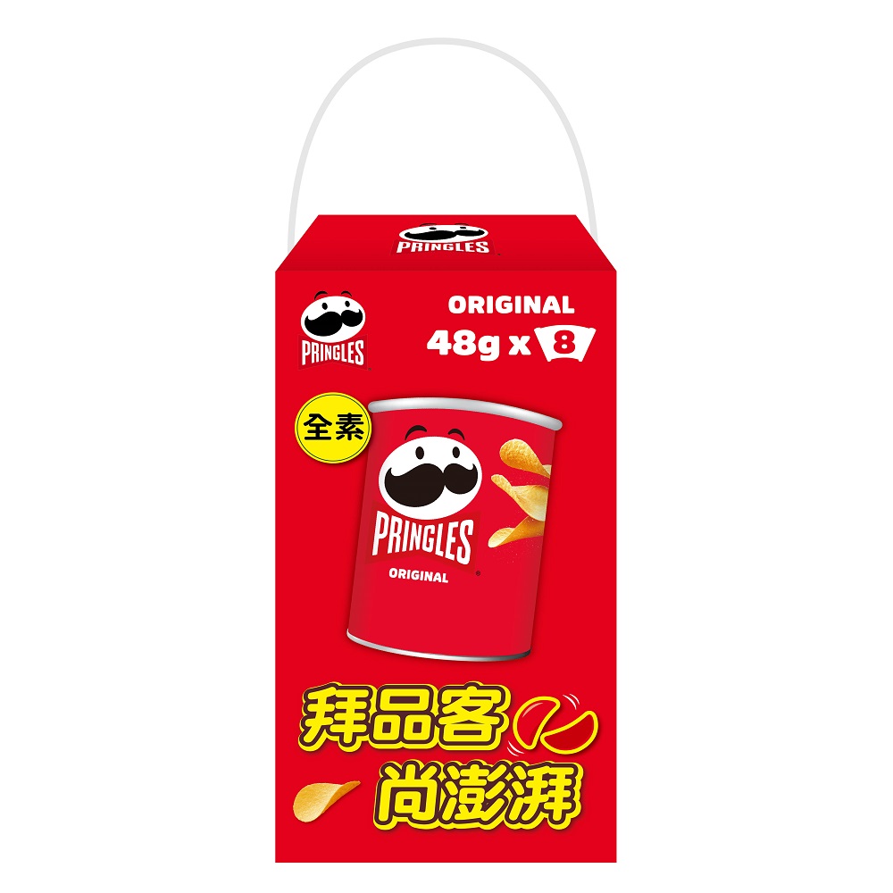 品客洋芋片原味48gx8, , large