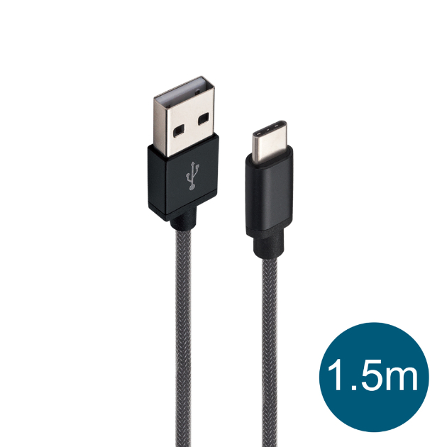 RASTO RX6 Type C Aluminum Alloy Charging Transmission Cable 1.5M 2.4A High Current Fast, Stable and Pull-resistant design, , large
