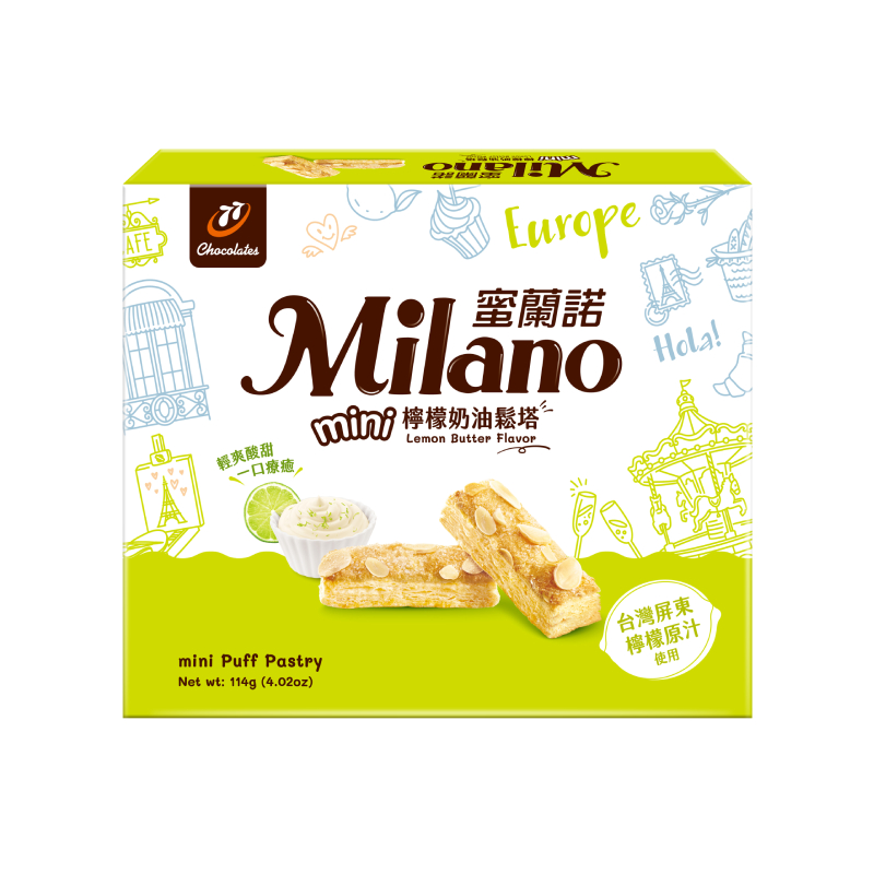 蜜蘭諾mini檸檬奶油鬆塔114g, , large