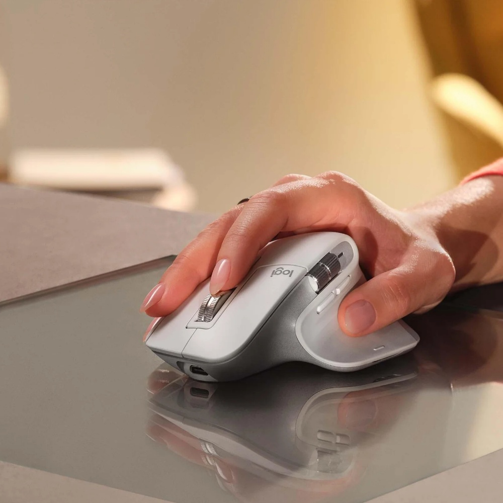 【 Logitech 羅技 】MX Master 3S 珍珠白 無線 智能滑鼠, , large