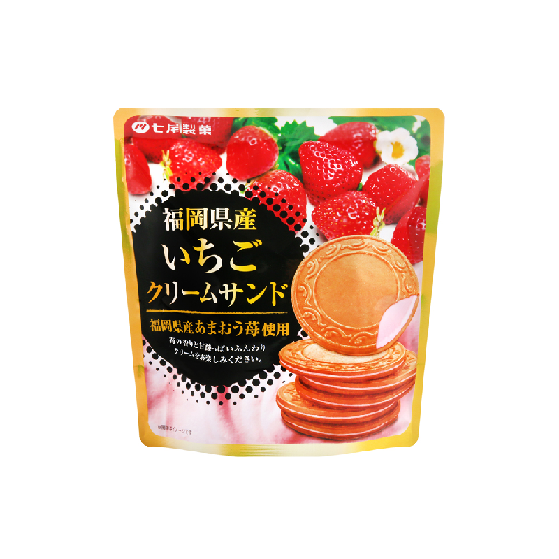 STRAWBERRY CREAM SANDWICH BISCUIT, , large