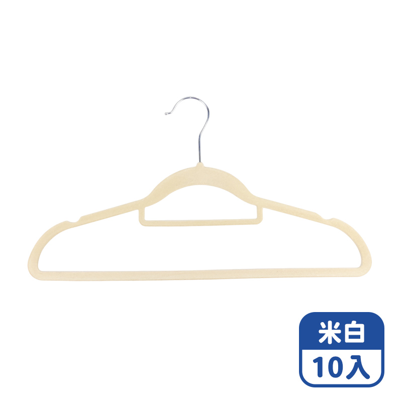 Mimi Shopping flocked hangers, , large