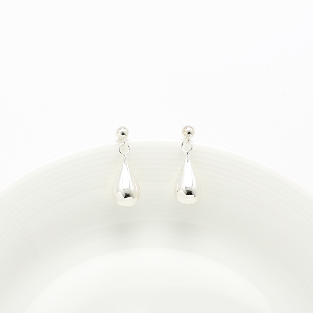 【Angel & Me】Waterdrop Teardrop s925 sterling silver earrings birthday gift, , large