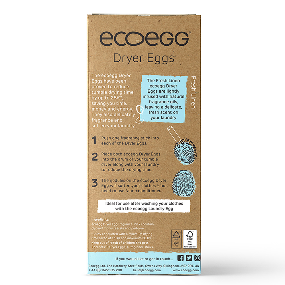 英國ECOEGG-乾衣機專用環保柔衣蛋(2入/粉紅春天花蕾), , large