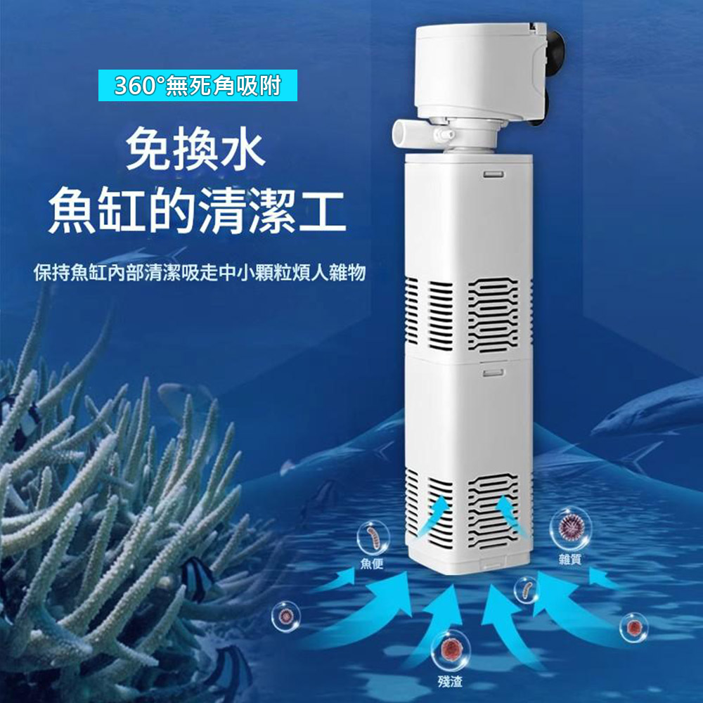 4-in-1 filter motor 35W (square barrel) JY-1200F (AQ-WP3500FB), , large