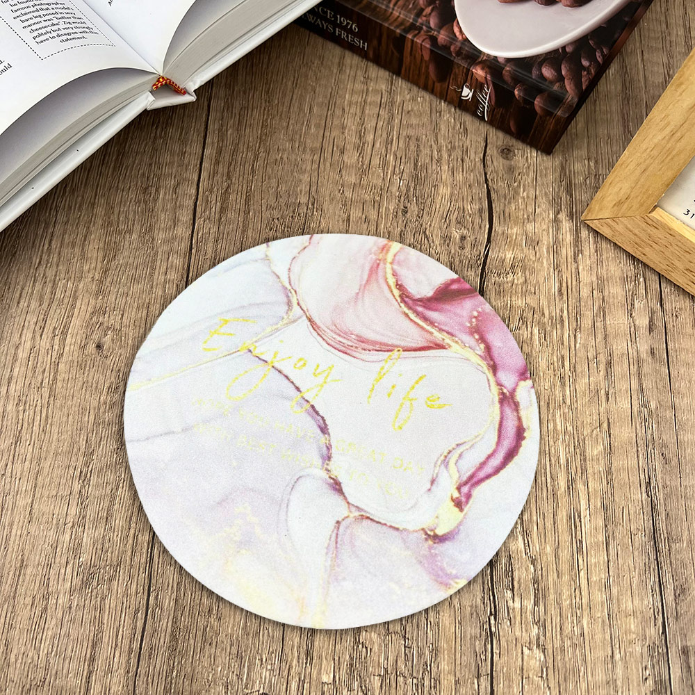 Diatomaceous earth soft coaster, , large