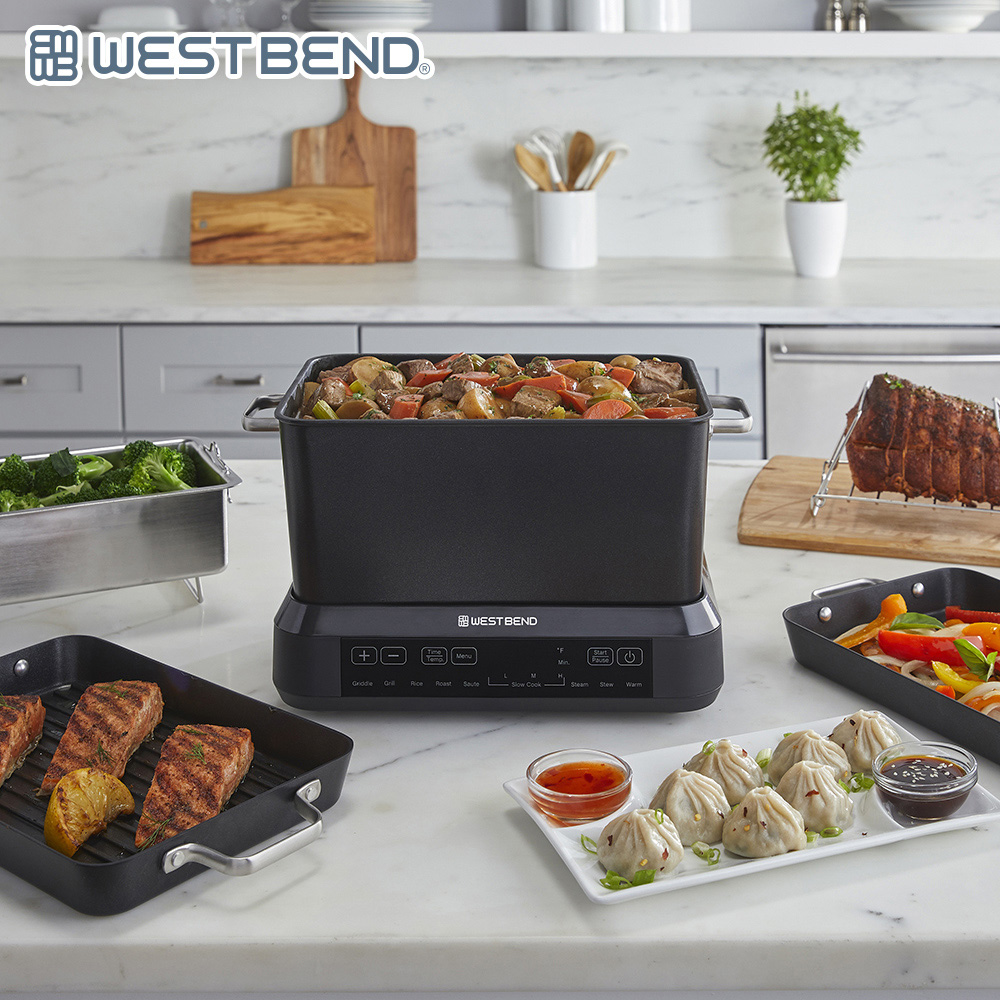 West Bend Versatility Cooker Plus VCWB6QBK13TW, , large